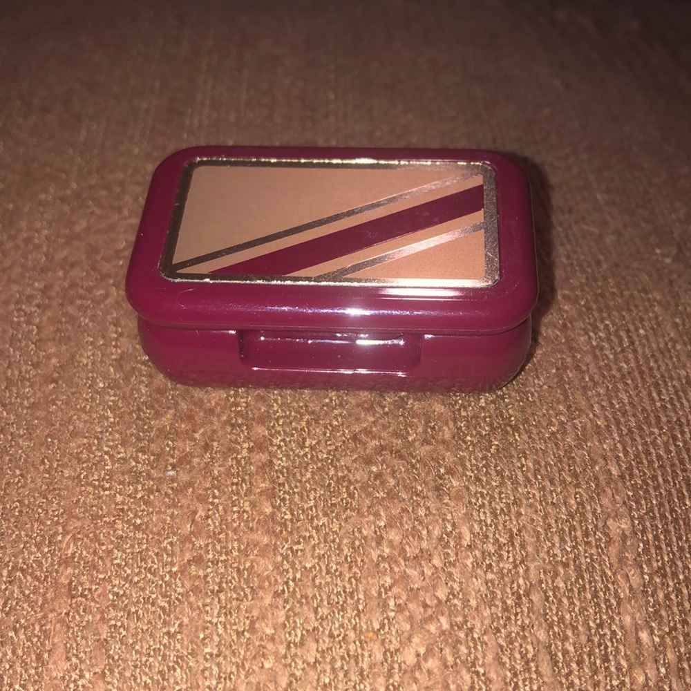 Avon Maroon Resin Mini Jewelry Box